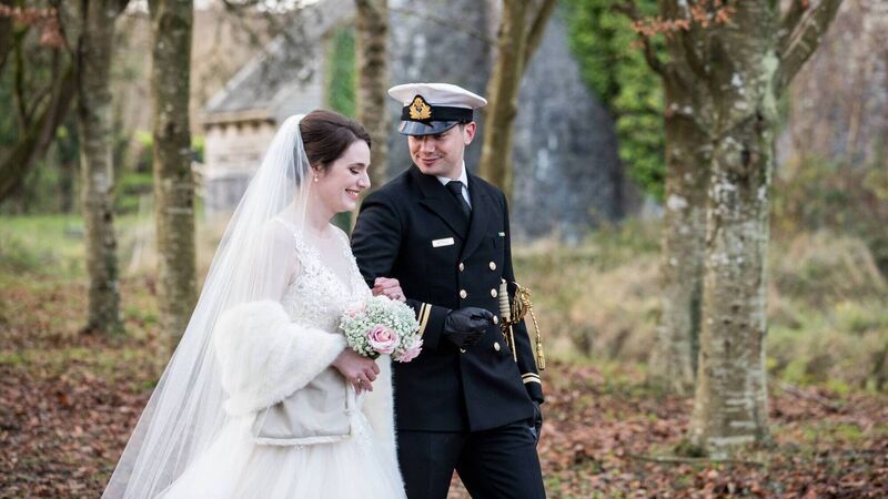 Navy guard of honour for Cork couple who finally wed after Covid disrupted plans Navy guard of honour for Cork couple who finally wed after Covid disrupted plans