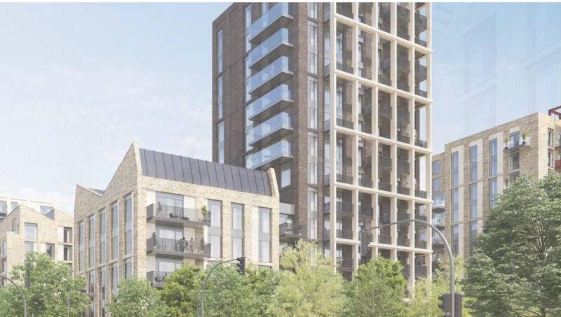 A computer generated image of the proposed docklands apartments to the site of the old Ford distribution centre. Pic: Marina Quarter Limited. 