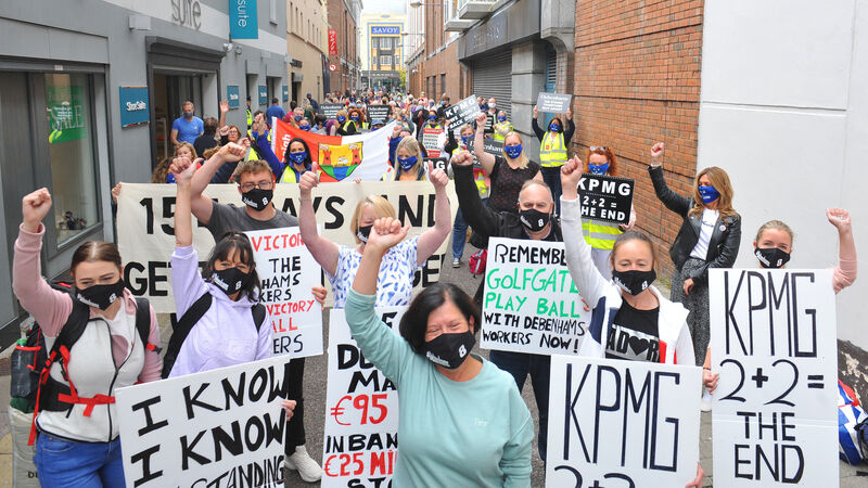 Cork Debenhams workers back Barry bill on liquidation Cork Debenhams workers back Barry bill on liquidation