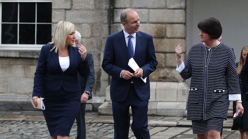 Micheál Martin: Meeting of ‘hearts and minds’ needed before border poll can happen
