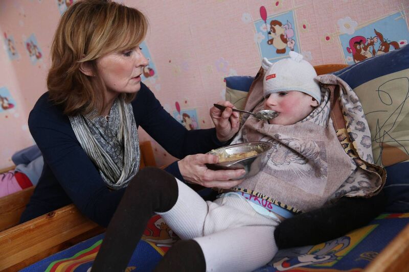Adi Roche of Chernobyl Children International 2016 in Vesnova village near Glusk, Belarus. Adi Roche of Chernobyl Children International 2016 in Vesnova village near Glusk, Belarus.