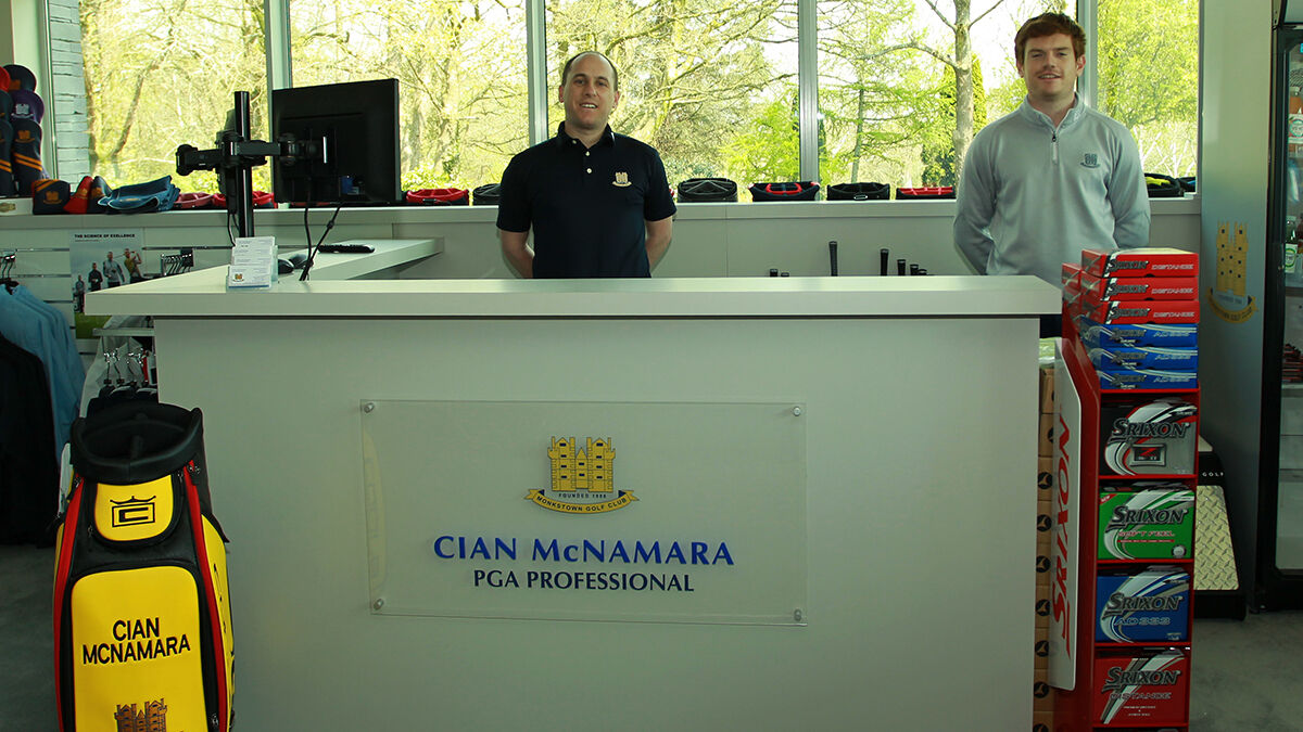 Club professional Cian McNamara at home in Monkstown Golf Club