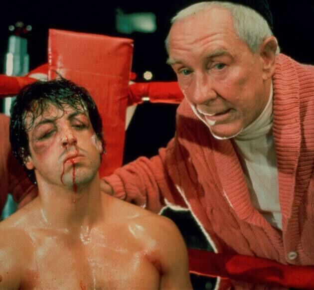 Sylvester Stallone as Rocky.
