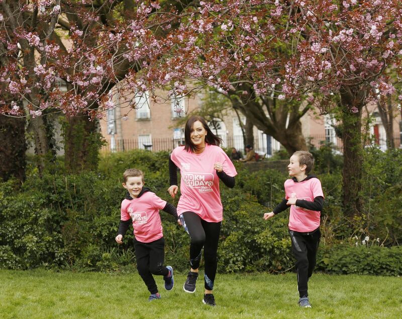 Madeleine with her sons will be running 100K in 30 Days in June. Picture: Leon Farrell/Photocall Ireland Madeleine with her sons will be running 100K in 30 Days in June. Picture: Leon Farrell/Photocall Ireland