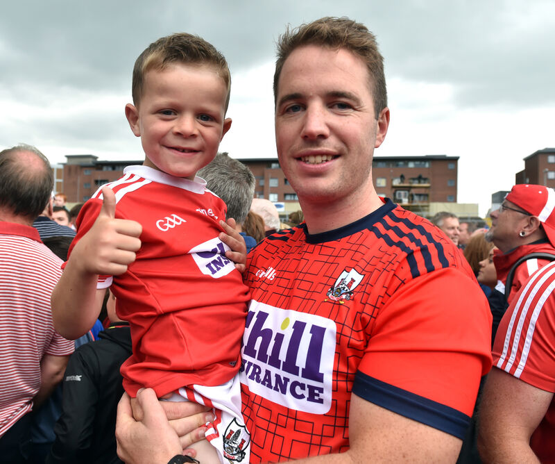 Cork selector Colm O'Neill with Cillian Browne after defeating Dublin in U20 All-Ireland final. Picture: Eddie O'Hare Cork selector Colm O'Neill with Cillian Browne after defeating Dublin in U20 All-Ireland final. Picture: Eddie O'Hare
