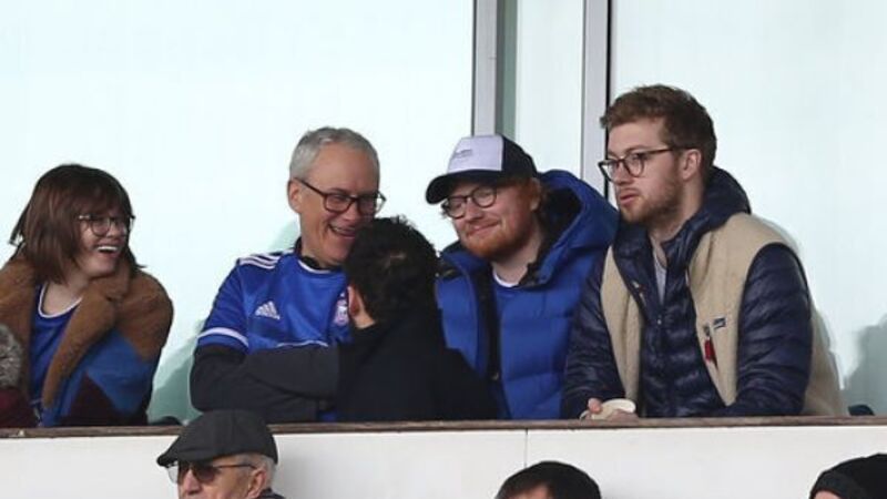 Ed Sheeran announced as shirt sponsor for Ipswich Town football club