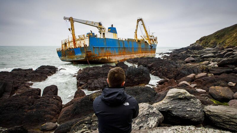 'Ghost Ship' on Cork coast could be removed but cost being explored by State 'Ghost Ship' on Cork coast could be removed but cost being explored by State