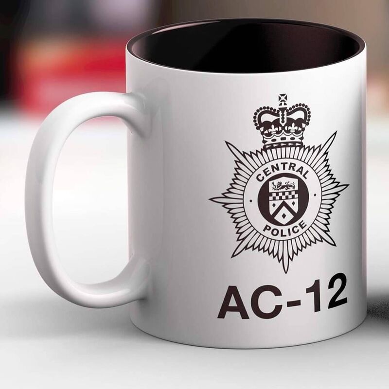 One of Hairy Baby's Line of Duty mugs. Picture: Hairy Baby
