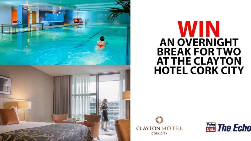 WIN AN OVERNIGHT BREAK FOR TWO AT THE CLAYTON HOTEL CORK CITY WIN AN OVERNIGHT BREAK FOR TWO AT THE CLAYTON HOTEL CORK CITY