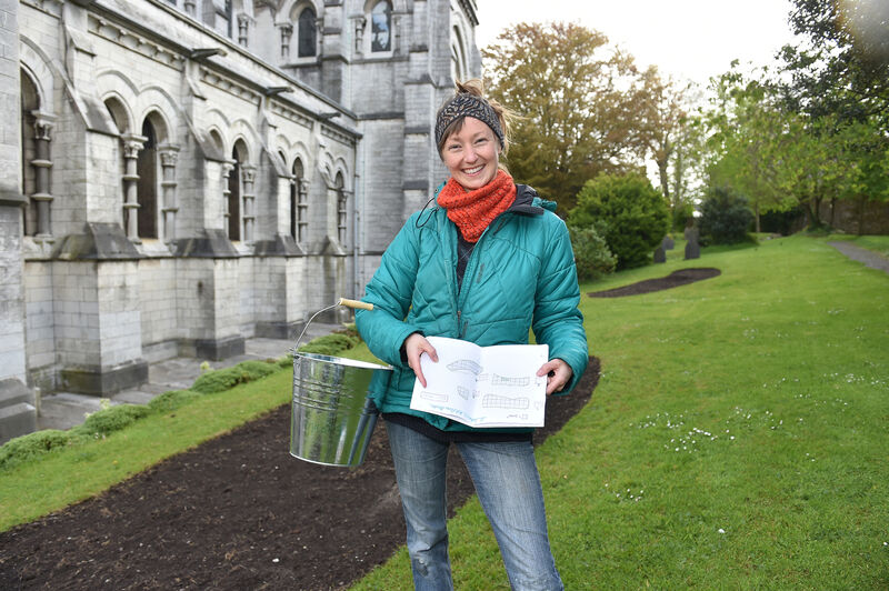 Ashleigh Ellis at the Wildflower Meadow at St Finbarrs Cathedral Cork. Ashleigh is involved in Green Spaces for Health, a volunteer organisations that works with nature. Picture Dan Linehan Ashleigh Ellis at the Wildflower Meadow at St Finbarrs Cathedral Cork. Ashleigh is involved in Green Spaces for Health, a volunteer organisations that works with nature. Picture Dan Linehan