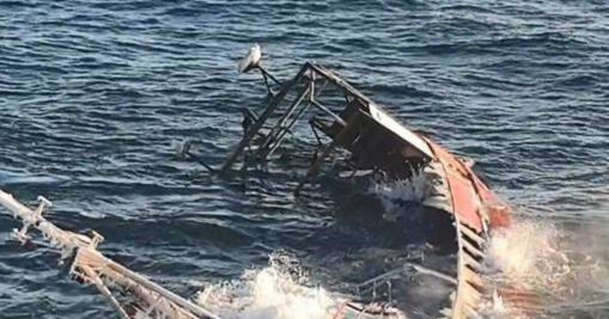 LATEST: Four people rescued from life raft after fishing vessel caught ...