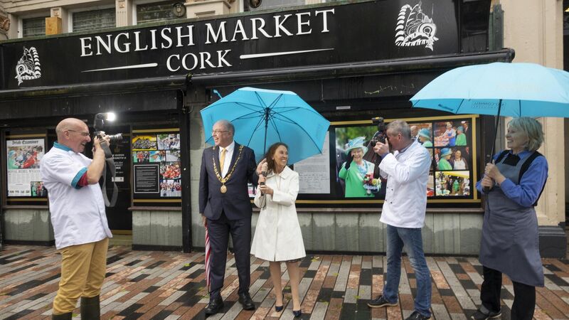 Queen's visit to Cork commemorated