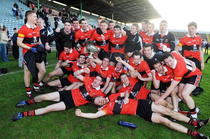 UCC players celebrate their win over Castlehaven. Picture: Eddie O'Hare