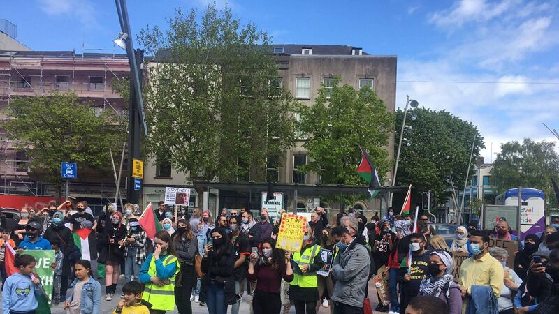 ‘It was great to see the support’: Hundreds attend Cork city rally in solidarity with Palestine