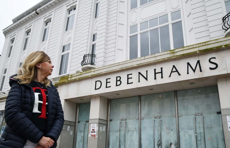 Madeline Whelan, one of the ex-Debenhams workers, outside the former Debenhams store on Patrick St., Cork, at the end of their 406 day struggle for justice. Picture Denis Minihane. Madeline Whelan, one of the ex-Debenhams workers, outside the former Debenhams store on Patrick St., Cork, at the end of their 406 day struggle for justice. Picture Denis Minihane.