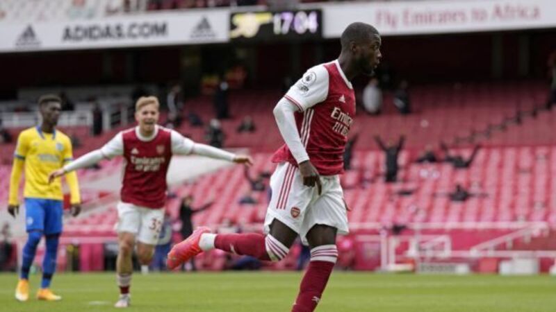 Pepe brace earns victory but Arsenal miss out on Europe