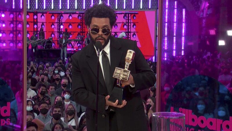 The Weeknd named top artist at Billboard Music Awards ceremony