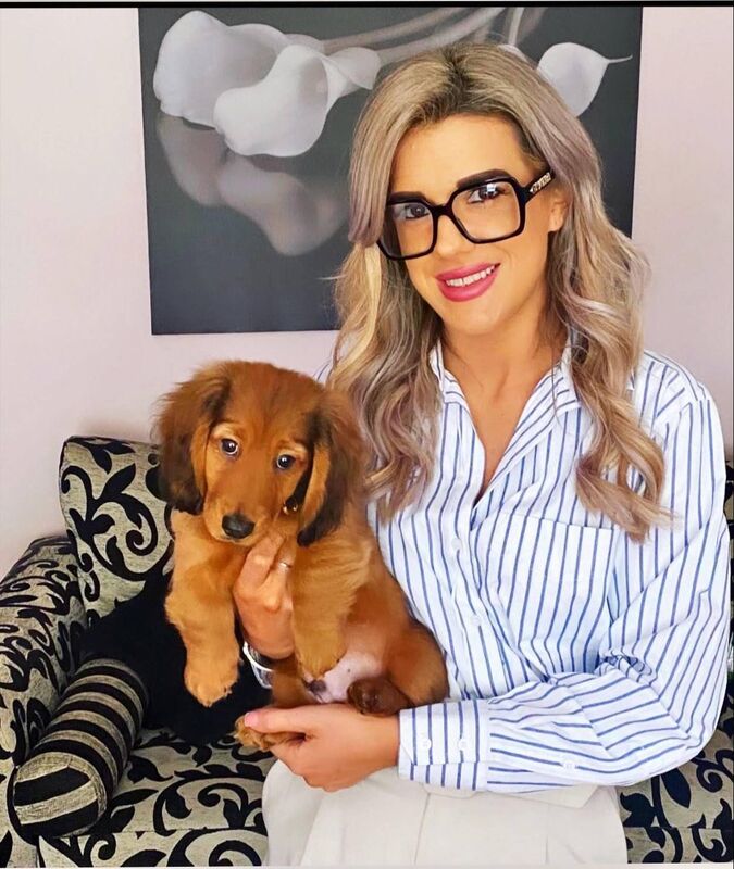 Brenda Dennehy with her beloved dog Winston.