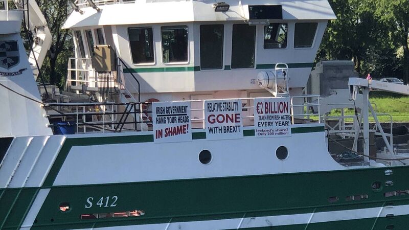 LATEST: 'Hang your heads in shame', Fishing boats line Cork quays to protest EU fishing deal
