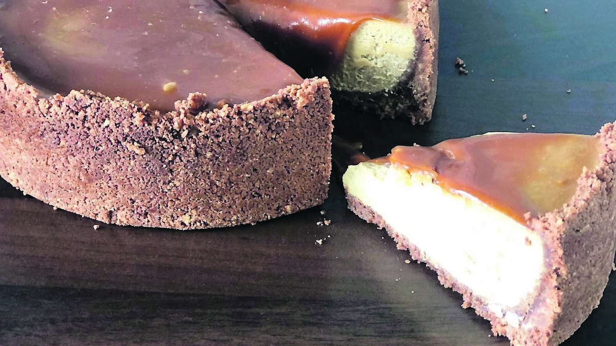 Recipe: Calling all coffee lovers ... Salted Caramel and Coffee Cheesecake