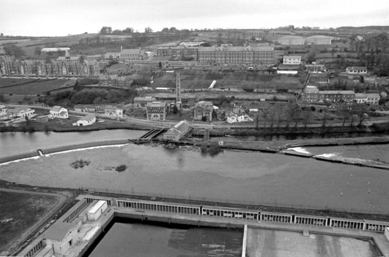 View of the Lee Baths and Old Cork Waterworks, 1975.