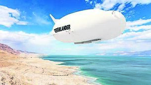 <p class="contextmenu internal_Caption">FUTURE OF TRAVEL? External and internal views of the Airlander, a blimp planned to be built by UK company, Hybrid Air Vehicles.</p>
