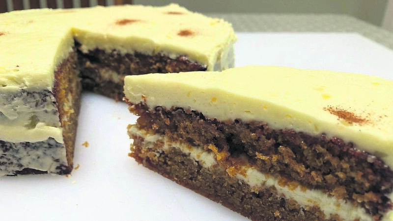 Recipe: Citrus Pear Cake with Ginger Mascarpone Icing Recipe: Citrus Pear Cake with Ginger Mascarpone Icing