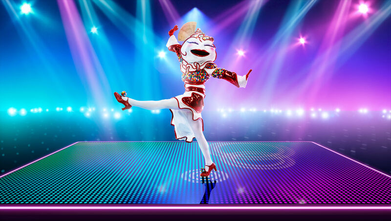 Knickerbocker Glory performing on The Masked Dancer. Knickerbocker Glory performing on The Masked Dancer.