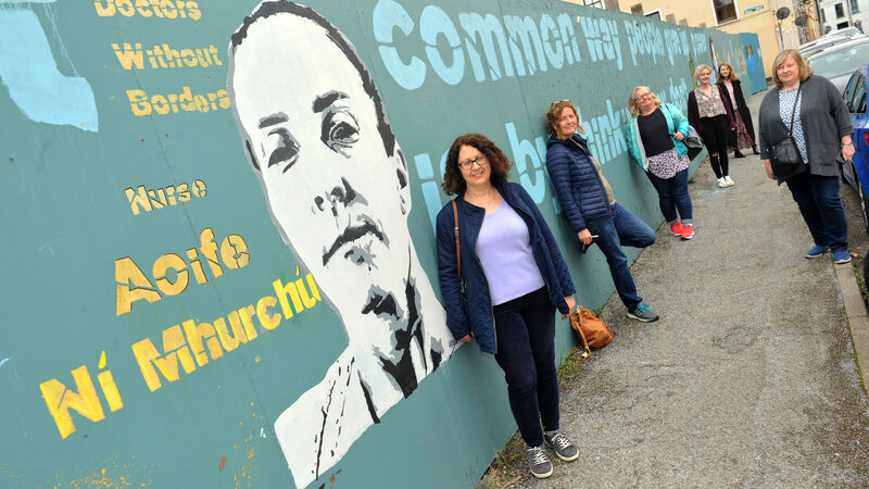 Watch: Female activists from Cork honoured with mural on city street