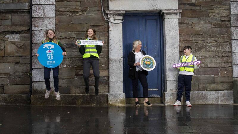 ‘Bin your gum when you’re done’: Cork County Council launches campaign to combat gum litter