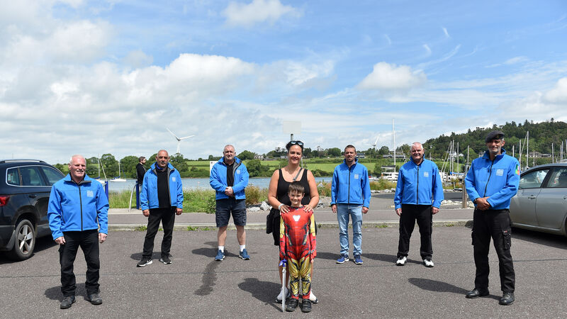 Watch: Crosshaven boy does 5km charity walk cheered on by family, friends and volunteers Watch: Crosshaven boy does 5km charity walk cheered on by family, friends and volunteers