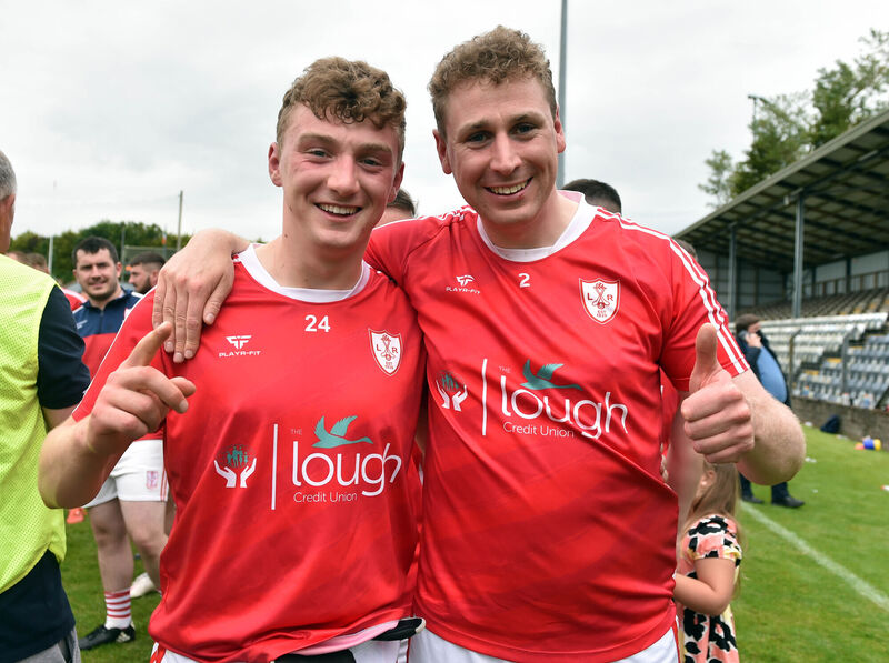 Lough Rovers brothers Tadgh and Kieran O'Connell. Picture: Eddie O'Hare Lough Rovers brothers Tadgh and Kieran O'Connell. Picture: Eddie O'Hare