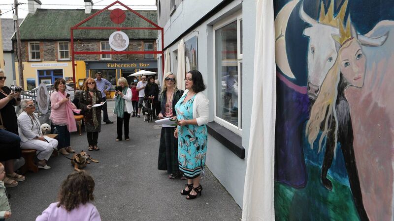 Cork artist paints murals inspired by strong Irish women on new museum Cork artist paints murals inspired by strong Irish women on new museum