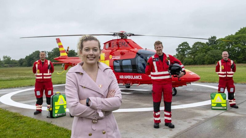 Cork woman said 'quick actions' of emergency responders helped save her life as new air ambulance helicopter goes into service Cork woman said 'quick actions' of emergency responders helped save her life as new air ambulance helicopter goes into service