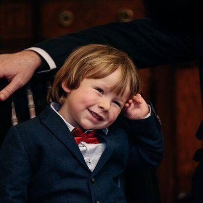 Their son Fionn. Their son Fionn.