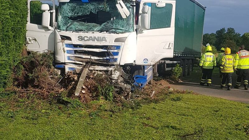 'I can't sleep at night because I'm thinking of the what-ifs': Calls for M20 after truck crashes into front garden 