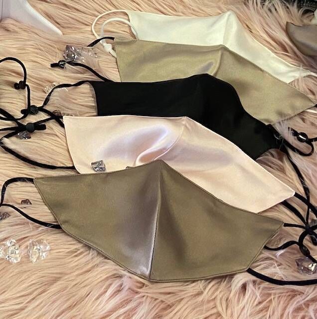Some of Lisa's silk masks.