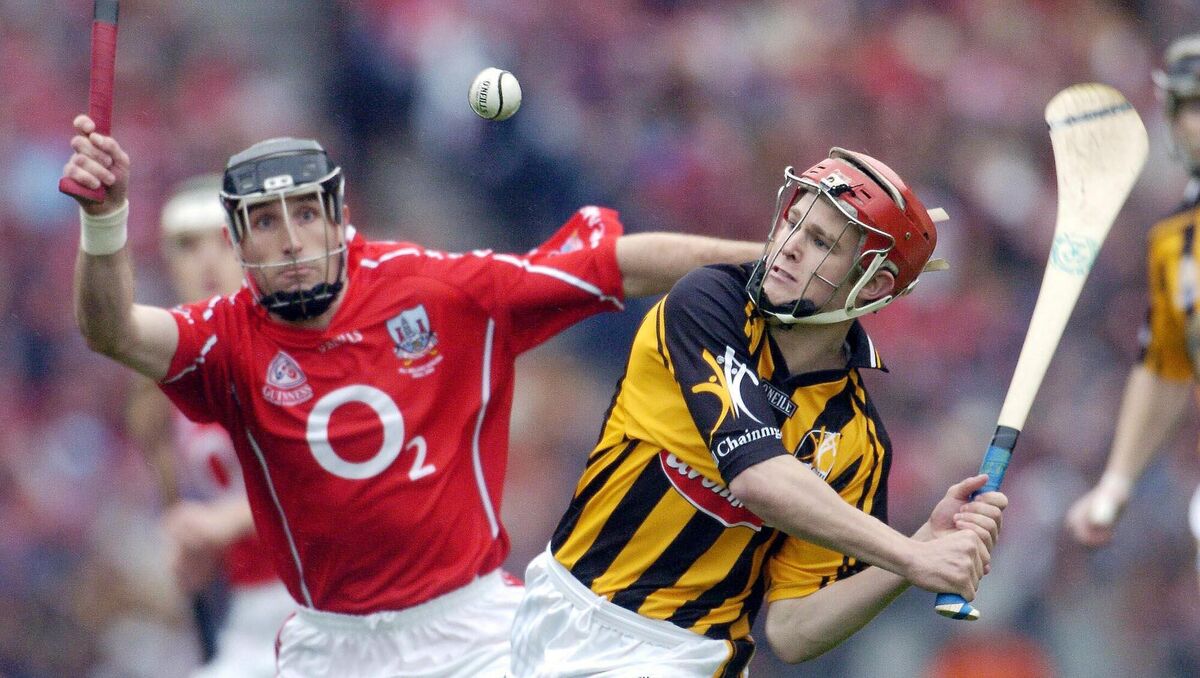 Kilkenny's Tommy Walsh tries to clear past Ben O'Connor. Picture: Des Barry