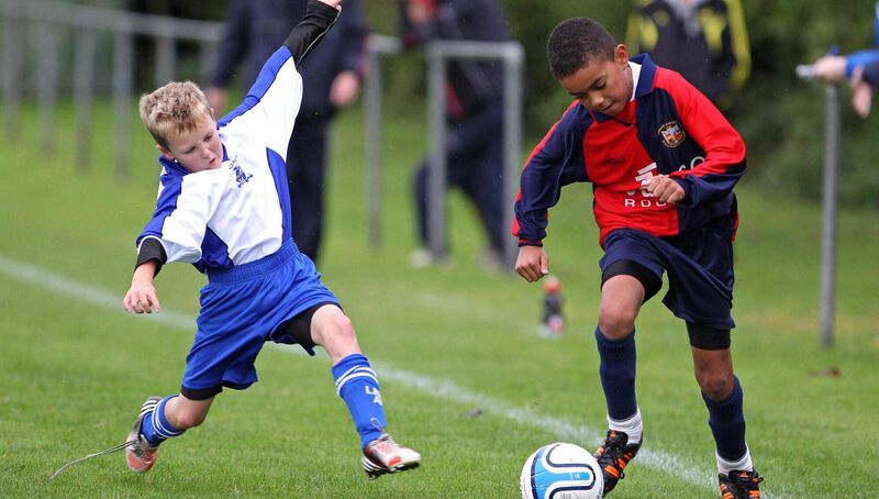 Tyreik Wright, Lakewood Athletic, under pressure from Killian Coffey, Leeds, during the Under 12 National Cup game, at Lakewood, Cork in 2012. Tyreik Wright, Lakewood Athletic, under pressure from Killian Coffey, Leeds, during the Under 12 National Cup game, at Lakewood, Cork in 2012.