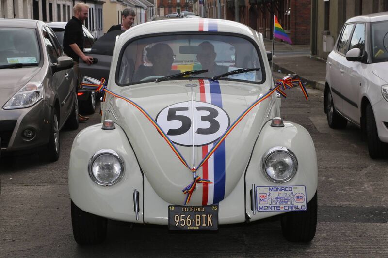 Collette O’Regan and wife Toni. Collette O’Regan and wife Toni.