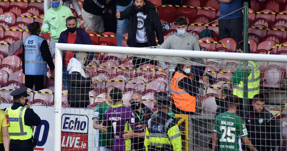 Cork City keeper Mark McNulty takes the flak after drama at Turner's Cross