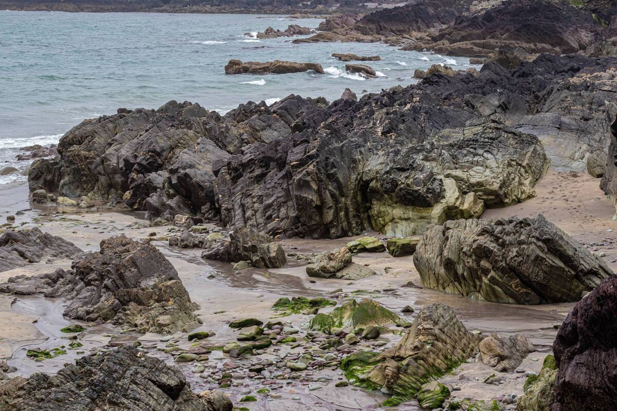 "It appeared like an army of sorts, thousands of slabs of pointed rock all aiming out towards the sea, defending their station, like the shields or spikes of an ancient battalion."