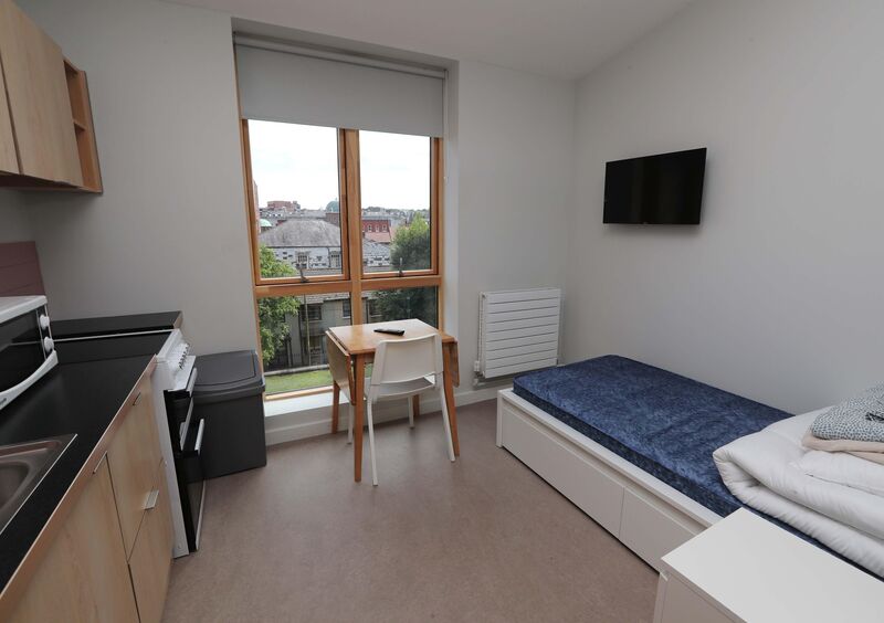  Interior view of Edel House Residential Centre room with en suite. Picture: Jim Coughlan.