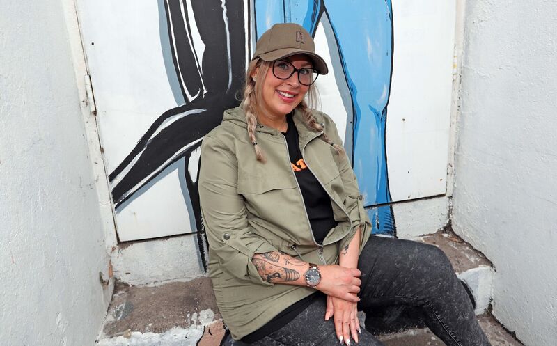 Debbie Lahive, volunteer with Cork Community Art Link, at the Lino, Blackpool, Cork.