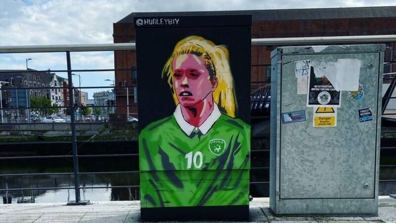 'An incredible ambassador for Cork': Soccer sensation Denise O’Sullivan honoured with painting