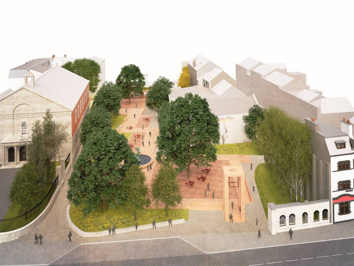Plans for renewed Grand Parade Quarter revealed. Bishop Lucey Park and South Main Street Plans for renewed Grand Parade Quarter revealed. Bishop Lucey Park and South Main Street