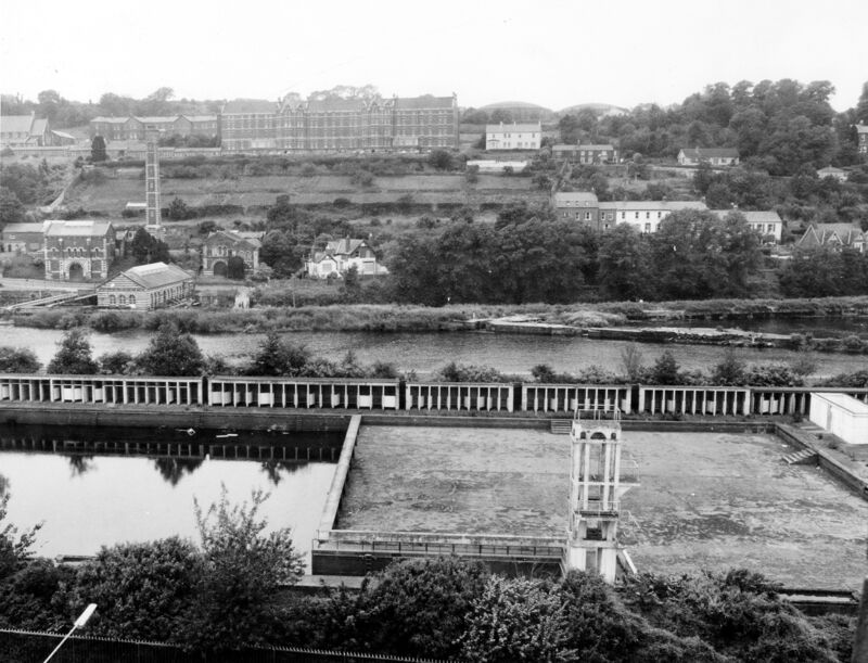 The old outdoor public swimming baths (now demolished) on the Carrigrohane Road. The old outdoor public swimming baths (now demolished) on the Carrigrohane Road.