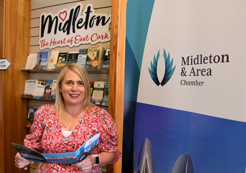Colette Barry, business development manager, Midleton & Area Chamber, at Midleton Tourist Office, Co. Cork. Colette Barry, business development manager, Midleton & Area Chamber, at Midleton Tourist Office, Co. Cork.