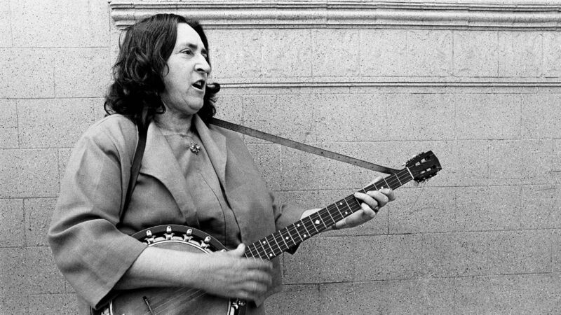 Margaret Barry in Camden Town, north London, 1976. Picture John Harrison