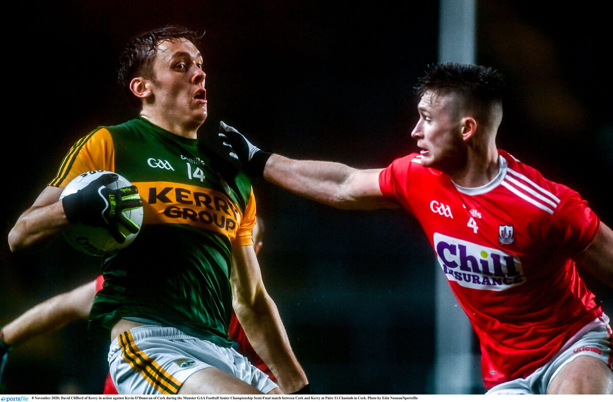 David Clifford of Kerry in action against Kevin Flahive. Picture: Eóin Noonan/Sportsfile